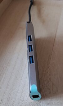 HUB USB C Thunderbolt, LAN, HDMI, 3x USB A, SD čítačky - 2