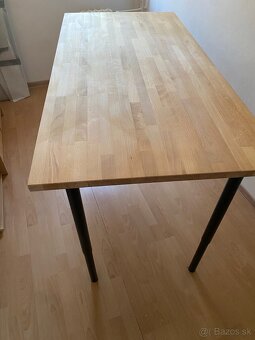 IKEA stôl drevo 155x75 - 2