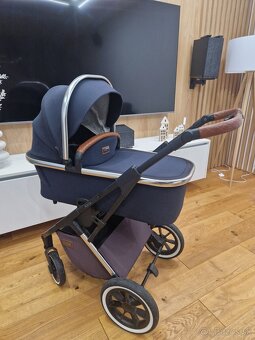 Kočík Moon Rocca Navy 2022 + Vajíčko BRITAX BABY SAFE iSENSE - 2