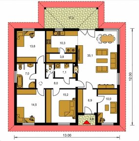 CORRIS-PREDAJ: Top projekt - bungalov, 5-izb., novostavba - 2