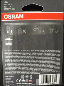 predám OSRAM LEDriving 2880CW LED W5W 1w 6000k - 2