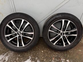 Alu disky 5x112 + letné pneu 205/55 R16 - 2