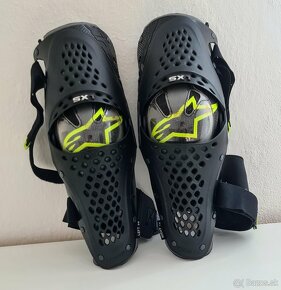 Chrániče kolien Alpinestars SX-1 čierno-žlté - 2