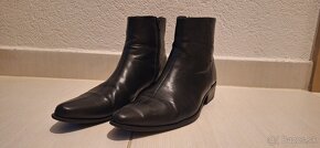 Pánske kožené chelsea boots - 2