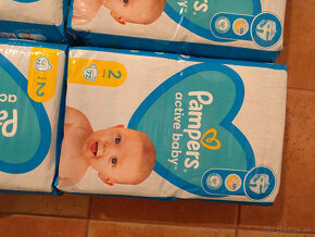 6x 72 kusove plienky pampers active baby c 2 - 2