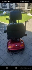 Elektrický invalidný vozík, skúter moped pre senioroc - 2