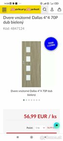 Interierove Dvere a Zarubne Sonoma Dub 70 L/P 80-99 - 2