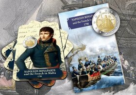 Malta Napoleon+Nicolaus coin Card - 2