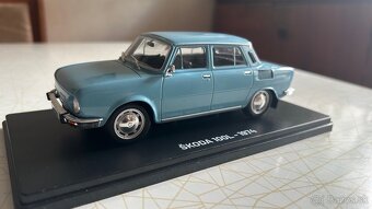 ŠKODA 100L svetlo modrá - HACHETTE 1/24 - 2