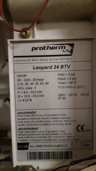 Plynový kotol Protherm Leopard 24BTV 2ks - 2