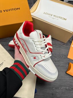 Louis Vuitton tenisky white-red Komplet balenie - 2