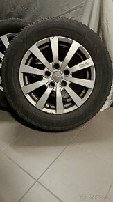 4ks hlinikove disky so zimnym obutim 215/65 R16 98H - 2