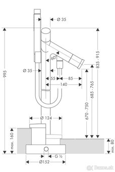 predam vanovu bateriu Hansgrohe Axor Starck - 2