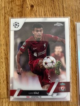 TOPPS CHROME FUTBALOVÉ ZBERATEĽSKÉ KARTY KARTIČKY - 2