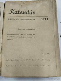 Kalendár HSĽS - 1943 - 2