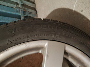 Zimne pneu, disky, BMW e61, Nokian 225/50 R17 - 2