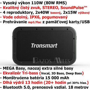 BEŠTIA, NOVÝ nerozbalený reproduktor Tronsmart Force Max 80W - 2