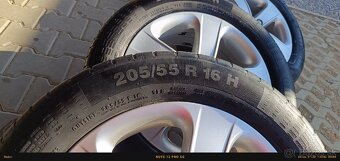 Predám sadu kolies 205/55R16 Continental - 2