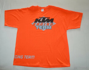 KTM triko čierne - oranžové - 2