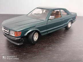 staré Bburago Mercedes 500 SEC 1:24 ,1/24 - 2