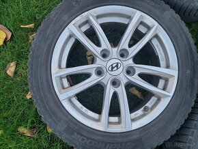 Predám 4 ks 16-ky elektróny Hyundai, rozteč 5x114,3 - 2