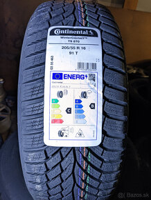 NOVÉ/ZIMNÉ pneumatiky Continental 205/55 R16 91T - 2