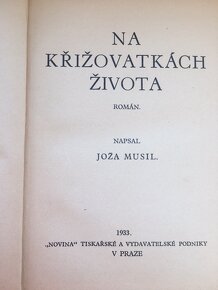 Na križovatkách života-Joža Musil-1933 - 2