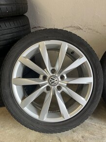 VW Dijon disky+pneu R17 5x112/Golf 7/Passat/VWGroup - 2