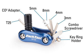 Luxusný multikľúč Park Tool. - 2