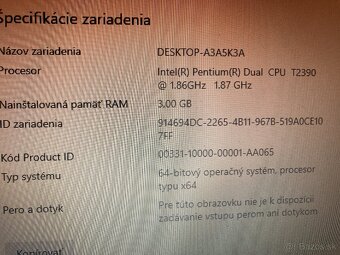 Notebook Toshiba Satelite - na nenáročnú prácu - 2