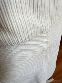 Biela menčestrová sukňa, S - 2