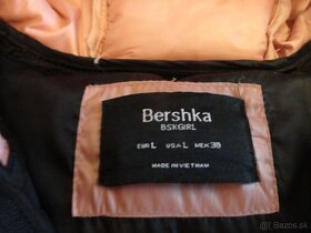 ružová bunda veľ. L zn. Bershka - 2