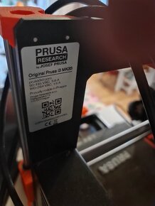 Predám 3D tlačiareň Originál Prusa I3 MK3S multimateriál - 2