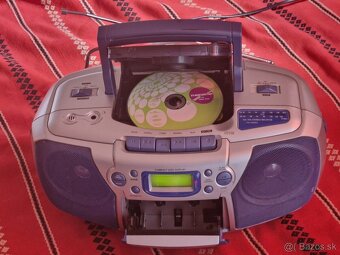 CD mp3  USB  SD Pamäťové karty. prenosné rádio Boombox sieť - 2