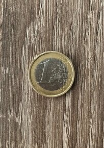 Vzácna chyborazba 1 Euro rok. 2002 Leonardo da Vinci - 2