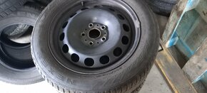 Ponúkam zimnú sadu kolies 6,5Jx16 H2 ET46 VWAG 205/55 R16 Ne - 2