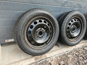 Plechové Disky 5x112+Zimné Pneu 205/55 R16 - 2