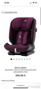 Autosedačka BRITAX RÖMER Advansafix i-Size 76-150cm - 2