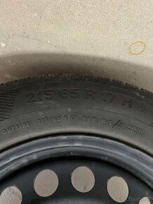 Disky 5x112 Continental zimne na diskoch 215/65 r17 - 2