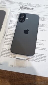 Apple Iphone 16 128GB nepoužitý, záruka 2r - 2