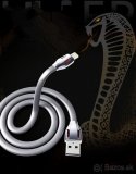 Nabijaci kabel Android Micro USB a iPhone Lightning Snake - 2