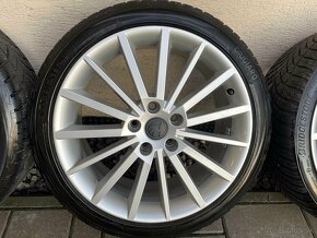 TURINI silber skoda Octavia 5x112  7,5x18   ET51 VW  225 40  - 2