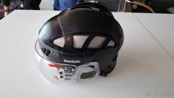 Hokejové prilbu Reebok - čierna M - 2