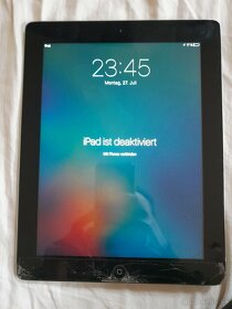 Apple iPad 3 - A1416 - 64GB - zablokovaný a prasknuté sklo - 2