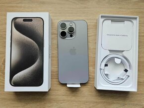 Apple iPhone 15 Pro 128gb, Titanium Natural, TOP,zaruka ALZA - 2