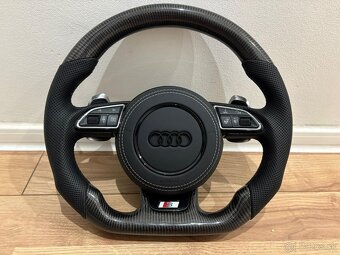 AUDI RS VYHRIEVANY KARBONOVY VOLANT S RS PADLAMI - 2