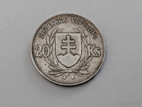 SLOVENSKA REPUBLIKA-20KS 1939 TISO. - 2