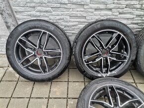 Alu disky 5x112 R17 + 215/55 R17 letné pneumatiky - 2