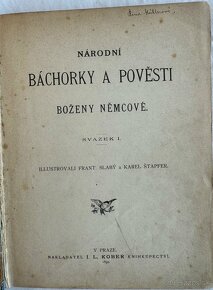 Bozena Nemcova - Bachorky a povesti 1892/3 - 2