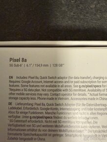 Google Pixel 8a 128Gb Obsidian - 2